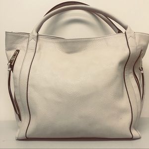 Neiman Marcus Faux-Leather Tote Bag